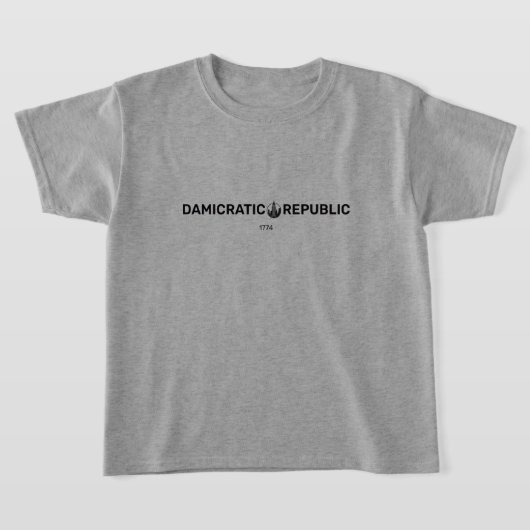 Damicratisch kinder T-shirt (Laagn)