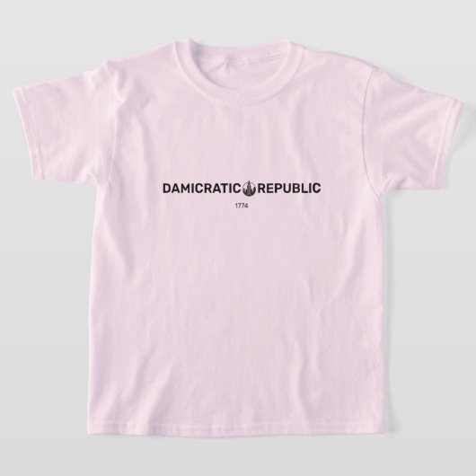 Damicratisch kinder T-shirt (Laagn)
