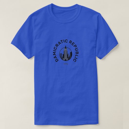 Damicratisch T-shirt (Design voorkant)