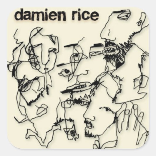 Damien Rice Sticker (Voorkant)