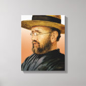Damien van Molokai Canvas Afdruk (Voorkant)