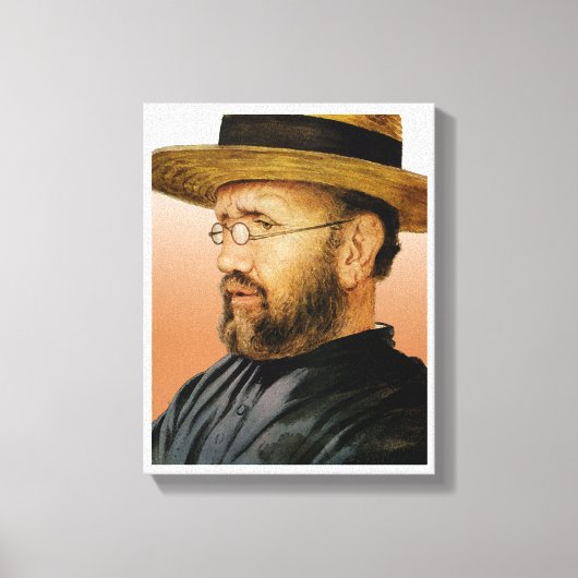 Damien van Molokai Canvas Afdruk (Voorkant)