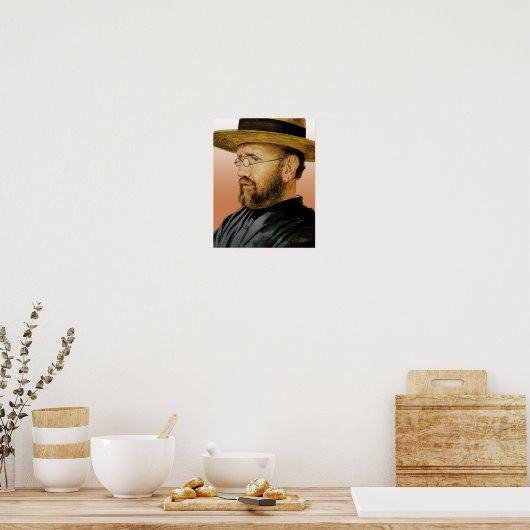 Damien van Molokai Poster (Keuken)