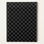 Damier à carreaux gris noir (Dos)