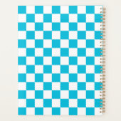 Damier bleu aqua classique (Dos)
