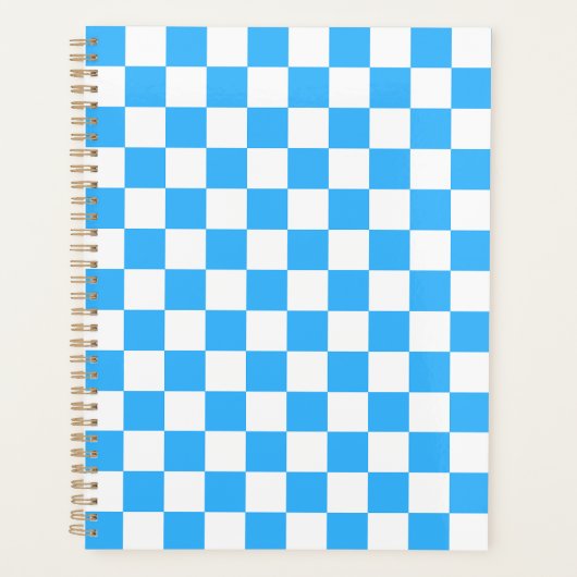 Damier bleu clair classique (Devant)