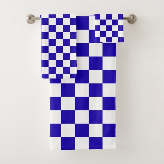 Damier bleu profond  (En situation)