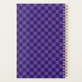 Damier bleu violet (Dos)