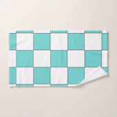 Damier Cyan Vert (Serviette à main)