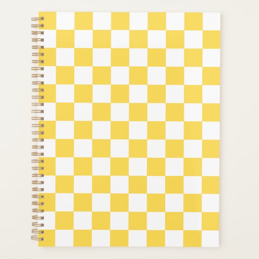 Damier jaune visuel classique (Devant)