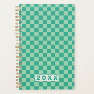 Damier Jungle Vert Motif Rétro 2026