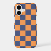 Damier Navy et Orange