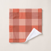 Damier Orange Peach Fuzz (Gant de toilette)