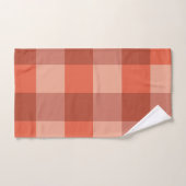 Damier Orange Peach Fuzz (Serviette à main)