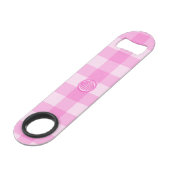 Damier rose avec coquillage- (Devant angulaire)