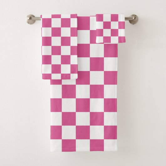 Damier Rose et Blanc (En situation)