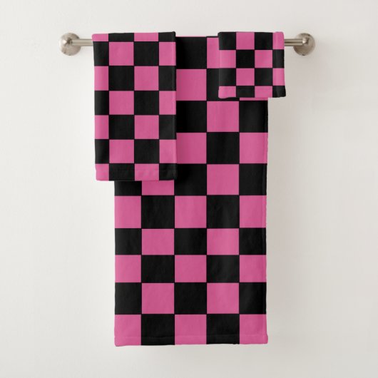 Damier Rose et Noir (En situation)