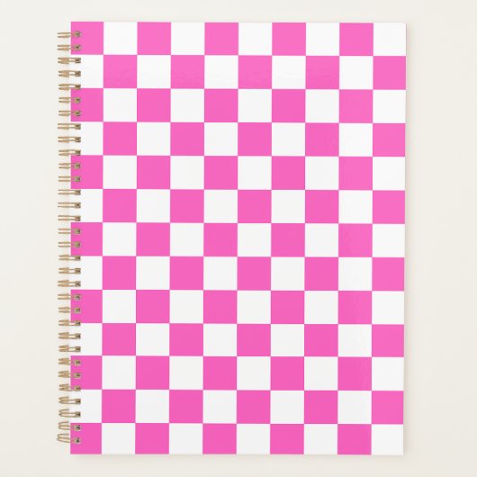 Damier rose visuel classique (Devant)
