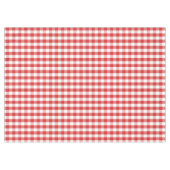Damier rouge de la nappe "60x84" (Devant (Horizontal))