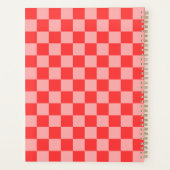 Damier Rouge et Rose Attrayant (Dos)