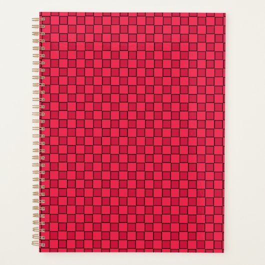 Damier rouge noir (Devant)