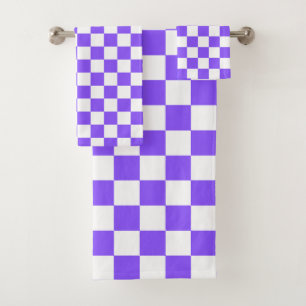 Damier violet classique visuel