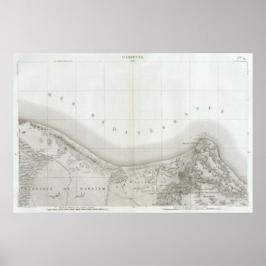 Damiette, Egypte Poster (Voorkant)