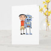 D'amis carte de voeux pour toujours - (Fleur jaune)