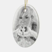 D'amis ornement de Kitty pour toujours (Gauche)