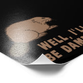 Dammed Beaver Foto Afdruk (Hoek)