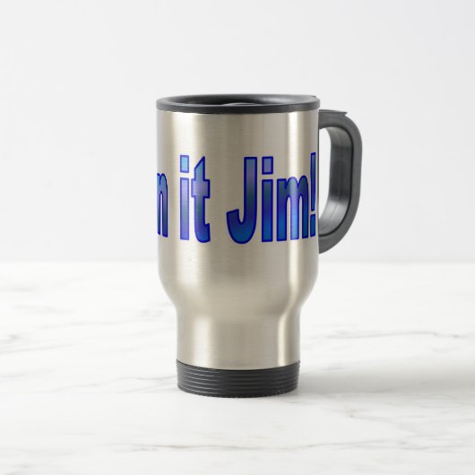 Dammit Jim. 2 Reisbeker (Voorkant rechts)