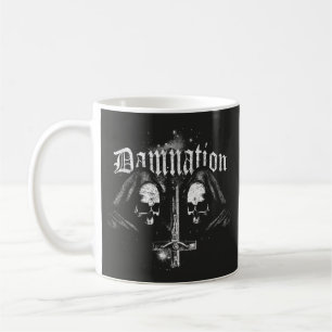 Damnation - Occult streetwear ontwerp Koffiemok