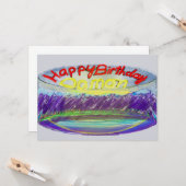 Damon's blauw gebergte van 2017 kaart (Voorkant / Achterkant in situ)