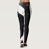 Damonti Sport New Wave Black Leggings (Achterkant)