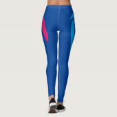Damonti Sport Yoga Blue Leggings (Achterkant)
