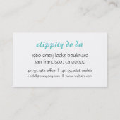 dampdruk visitekaartje (Achterkant)