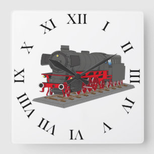 Dampflokomotive Vierkante Klok