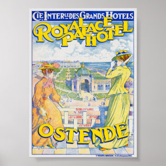 Dampfschiffahrt Zürichsee Poster vintage 1900