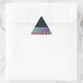 dampgolf esthetisch driehoek sticker (Tas)