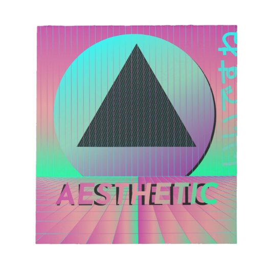 dampgolf esthetisch notitieblok (Voorkant)