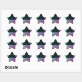 dampgolf esthetisch ster sticker (Vel)