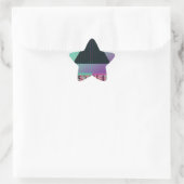 dampgolf esthetisch ster sticker (Tas)