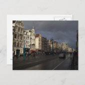 Damrak, Amsterdam Briefkaart (Voorkant / Achterkant)