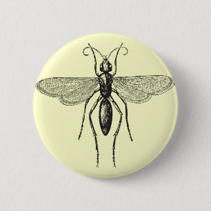 Damselfly Ronde Button 5,7 Cm