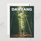 Damyang Bamboo Forest Zuid-Korea Briefkaart (Voorkant / Achterkant)