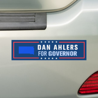 Dan Ahlers voor gouverneur van South Dakota Bumpersticker