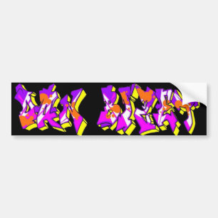 Dan Bizet Old School Graffiti Pict002 Bumpersticker