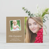 Dan en nu | 2-Fotogradatiepartij Kaart (Staand voorkant)