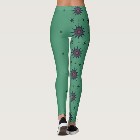Dan Flashes Green Menace Leggings (Dos)