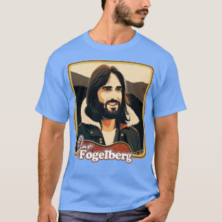 Dan Fogelberg Retro Illustratie Stijl T-shirt
